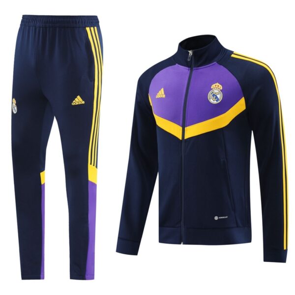 Real Madrid Training Kit (Jacket+Pants) Navy 2024/25 - Image 2