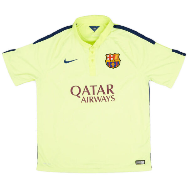 Messi #10 Retro Barcelona Third Jersey 2014/15 - Image 2