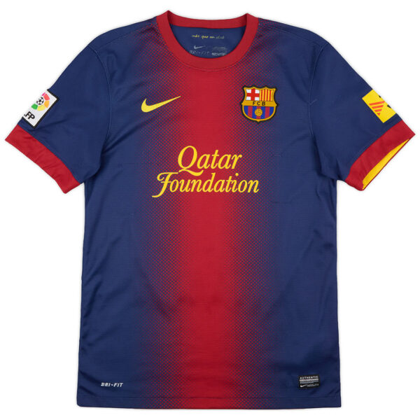 Messi #10 Retro Barcelona Home Jersey 2012/13 - Image 2