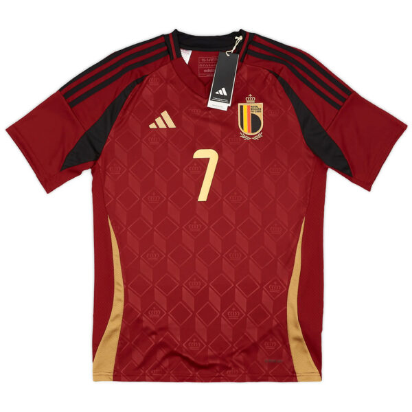 De Bruyne #7 Belgium Home Jersey EURO 2024 - Image 2