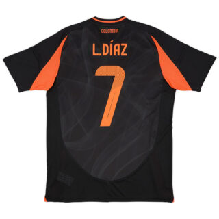 L.DIAZ #7 Colombia Away Jersey Copa America 2024