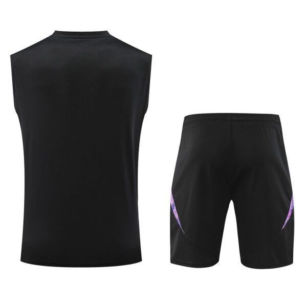Germany Sleeveless Training Kit Black Euro 2024 - Image 2