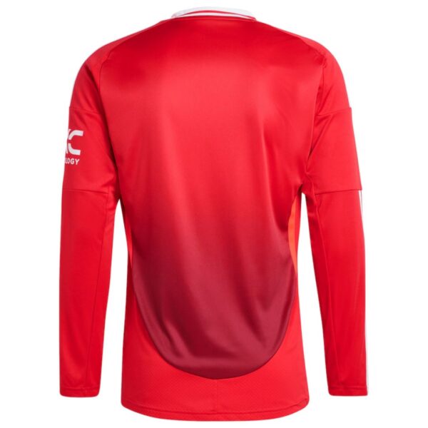 Manchester United Home Long Sleeve Jersey 2024/25 - Image 2