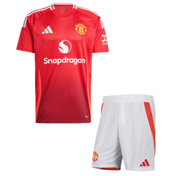 [Super Replica] Manchester United Home Kit(Jersey+Shorts) 2024/25 - Image 2