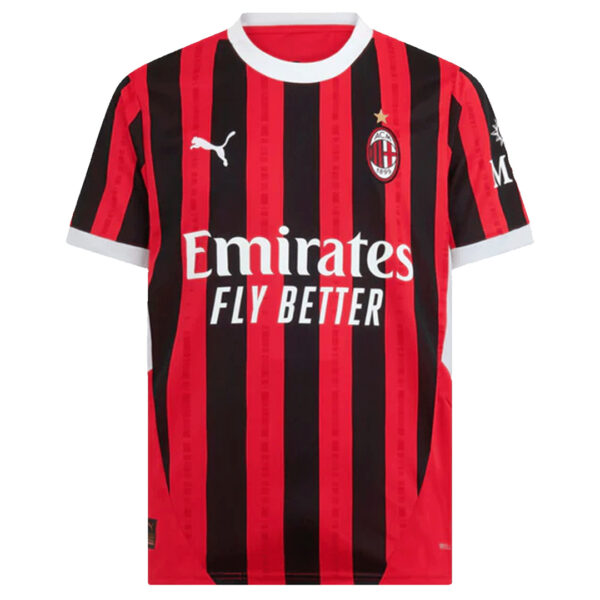 RAFA LEAO #10 AC Milan Home Jersey 2024/25 - UCL Font - Image 2