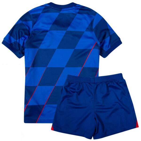 Kids Croatia Away Jersey Kit Euro 2024 - Image 2