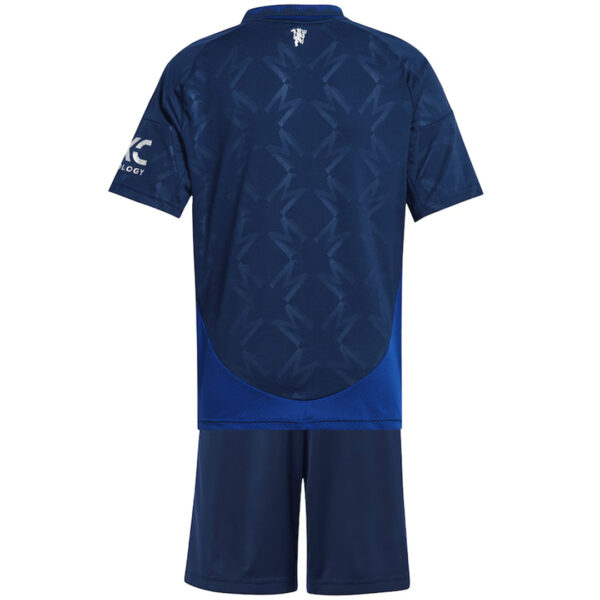 Kids Manchester United Away Kit Jersey+Shorts 2024/25 - Image 2