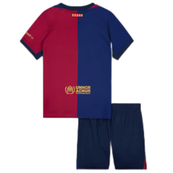 Kids Barcelona Home Jersey Kit 2024/25 - Image 2
