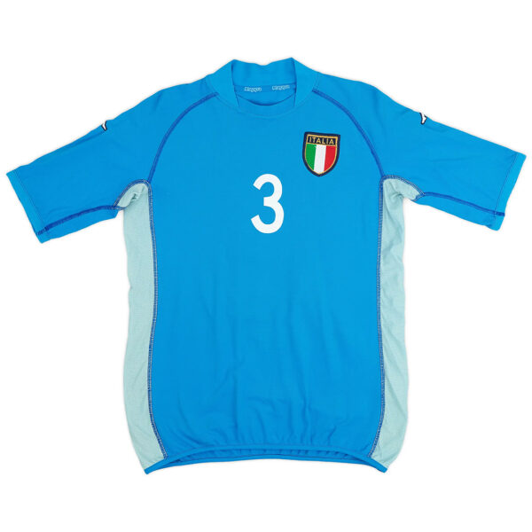 MALDINI #3 Retro Italy Home Jersey World Cup 2002 - Image 2