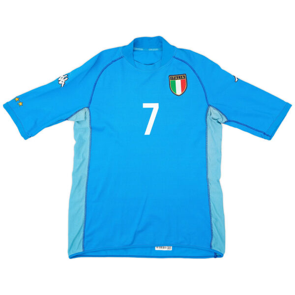 DEL PIERO #7 Retro Italy Home Jersey World Cup 2002 - Image 2