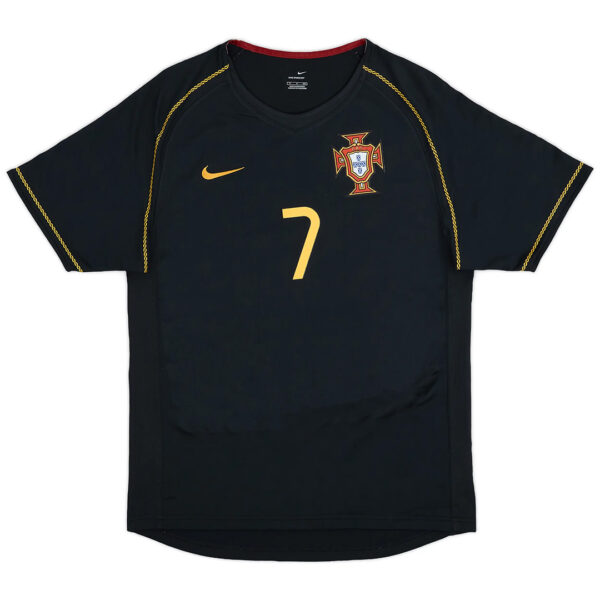 FIGO #7 Retro Portugal Away Jersey World Cup 2006 - Image 2