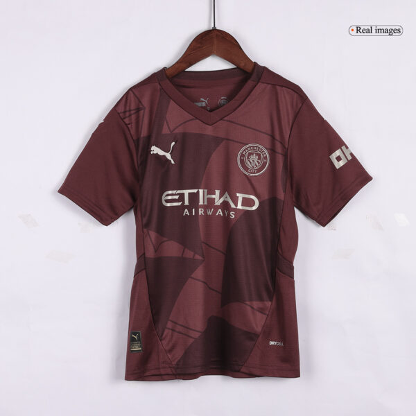 Kids Manchester City Third Jersey Kit 2024/25 - Image 4