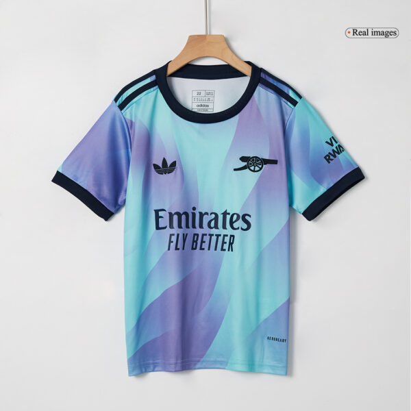 Kids Arsenal Third Jersey Kit 2024/25 - Image 3