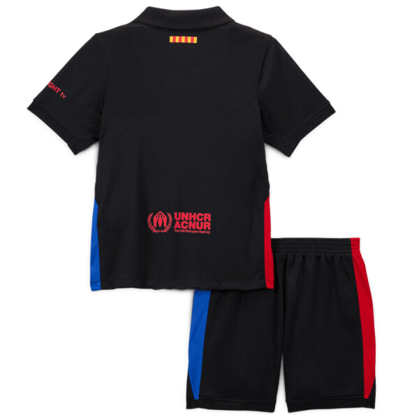 Kids Barcelona Away Spotify Logo Without Text Jersey Kit 2024/25 - Image 2