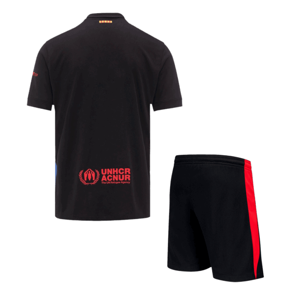 Barcelona Away Kit(Jersey+Shorts) 2024/25 - Image 2