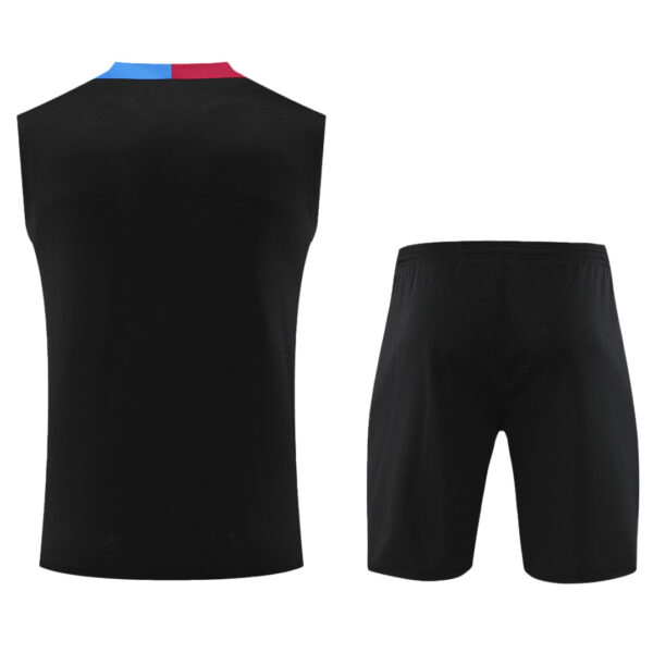 Barcelona Pre-Match Vest Kit(Jersey+Shorts) 2024/25 - Image 2
