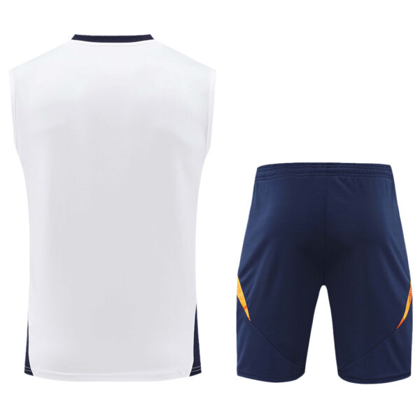 Real Madrid Pre-Match Vest Kit(Jersey+Shorts) 2024/25 - Image 2