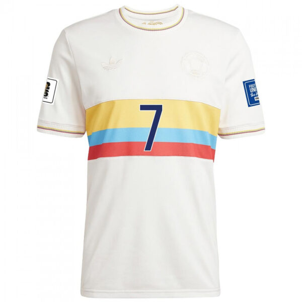 LUIS DIAZ #7 Colombia Centenary Collection Jersey 2024 - Image 3