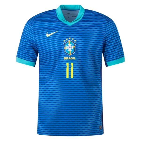 RAPHINHA #11 Brazil Away Jersey Copa America 2024 - Image 3