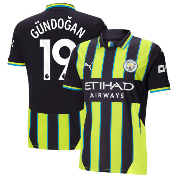 GUNDOGAN #19 Manchester City Away Jersey 2024/25