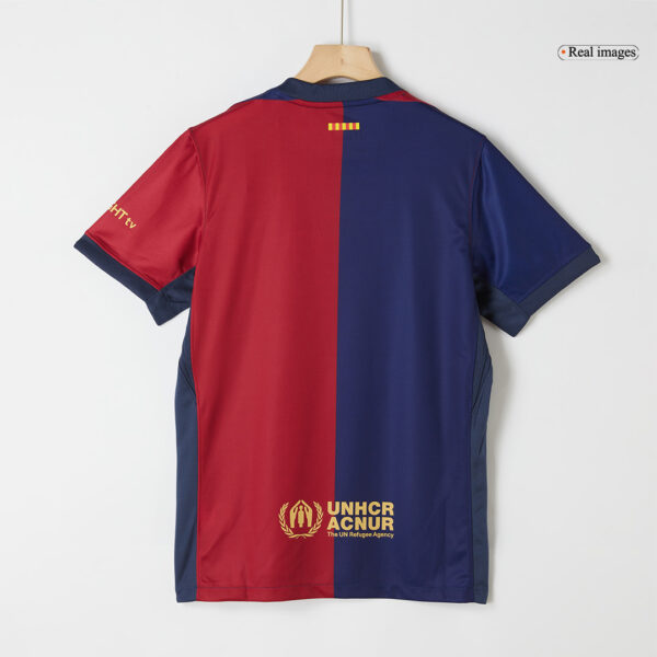 [Super Replica] Barcelona Home Spotify Logo Without Text Jersey 2024/25 - Image 4