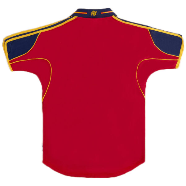 Retro Spain Home Jersey Euro Cup 2000 - Image 2