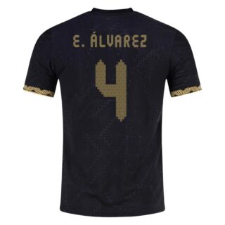E. ALVAREZ #4 Mexico Third Jersey Gold Cup Player Version 2025