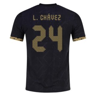 L. CHAVEZ #24 Mexico Third Jersey Gold Cup Player Version 2025
