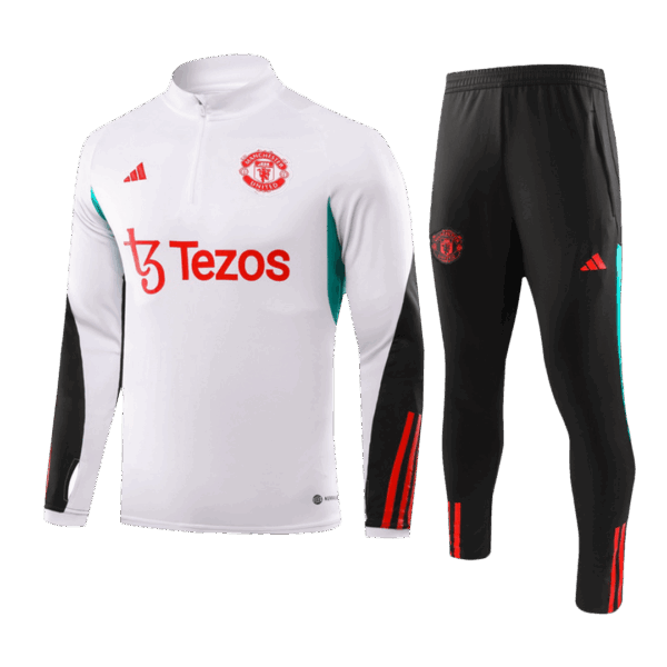Manchester United Zipper Sweatshirt Kit(Top+Pants) 2023/24