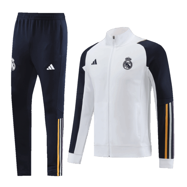 Real Madrid Training Jacket Kit (Jacket+Pants) White 2023/24 - Image 2