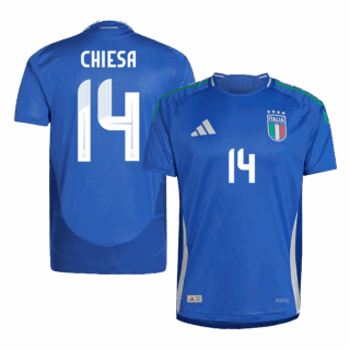 CHIESA #14 Italy Home Jersey Player Version Euro 2024