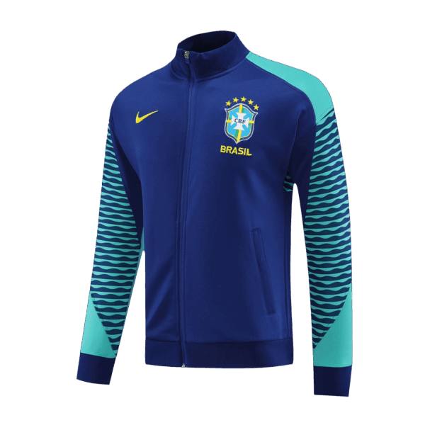 Brazil Training Jacket Kit (Jacket+Pants) Blue 2023/24 - Image 4