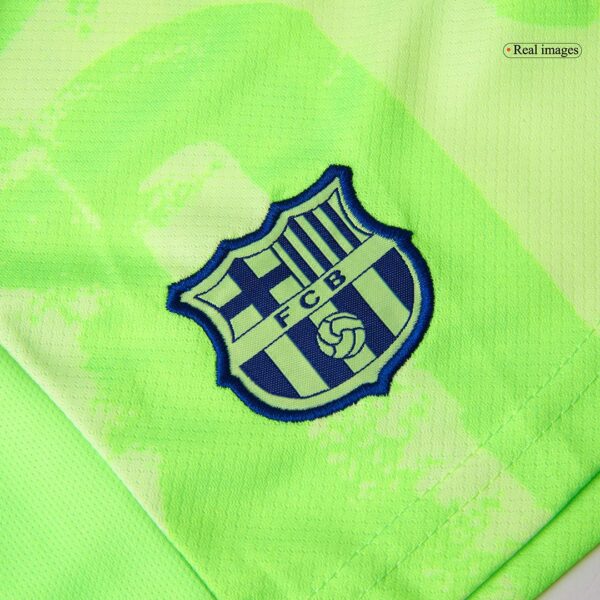 Kids Barcelona Third Spotify Logo Without Text Jersey Kit 2024/25 - Image 19