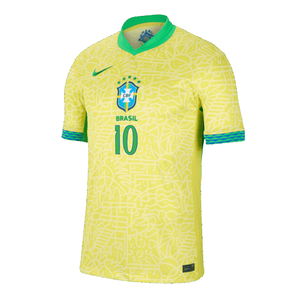 [Super Replica] RODRYGO #10 Brazil Home Jersey Copa America 2024 - Image 3