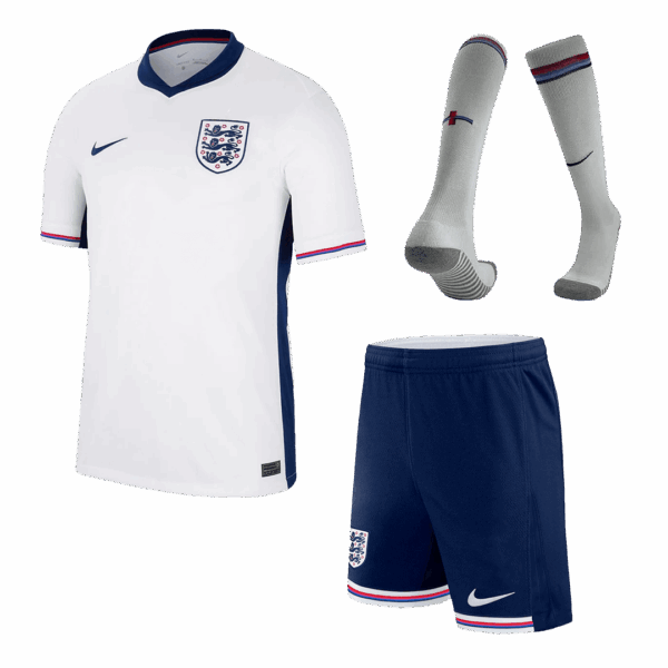 [Super Replica] England Home Whole Kit(Jersey+Shorts+Socks) Euro 2024