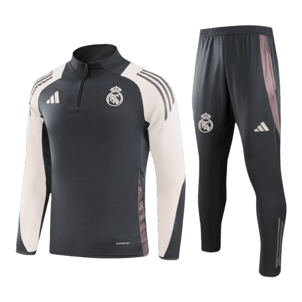 Real Madrid Zipper Sweat Kit(Top+Pants) 2024/25