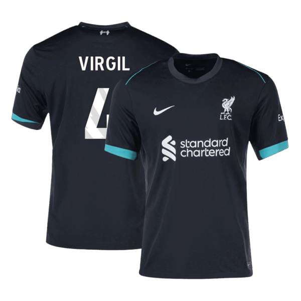 [Super Replica] VIRGIL #4 Liverpool Away Jersey 2024/25 - Image 2