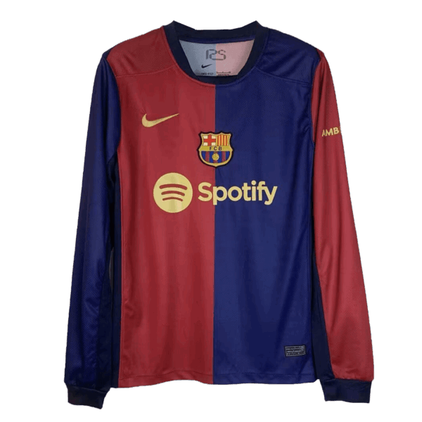 Barcelona Home Long Sleeve Jersey 2024/25 - Image 14