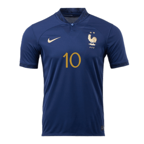 France MBAPPE #10 Jersey Home Replica World Cup 2022 - Image 2