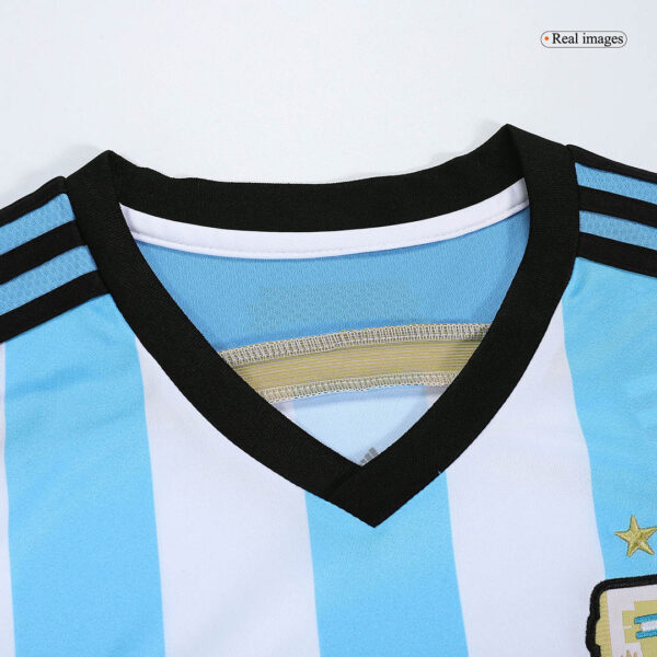 Messi #10 Argentina Retro Home Jersey 2014/15 - Image 5