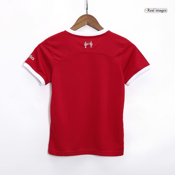 Kids Liverpool Home Jersey Kit 2023/24 - Image 7