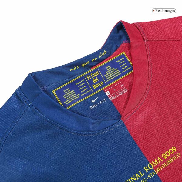 Barcelona UCL Final Retro Home Jersey 2008/09 - Image 9
