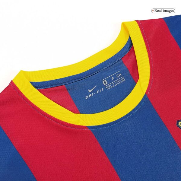 Messi #10 Barcelona Retro Jersey Home 2010/11 - Image 5