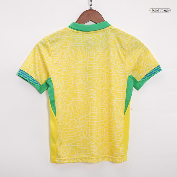 Kids Brazil Home Kit Copa America 2024 - Image 6