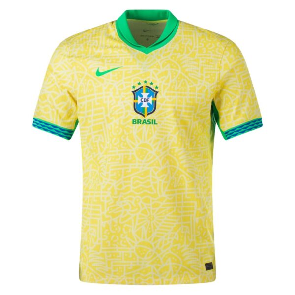 [Super Replica] Brazil Home Whole Kit Copa America 2024 - Image 2