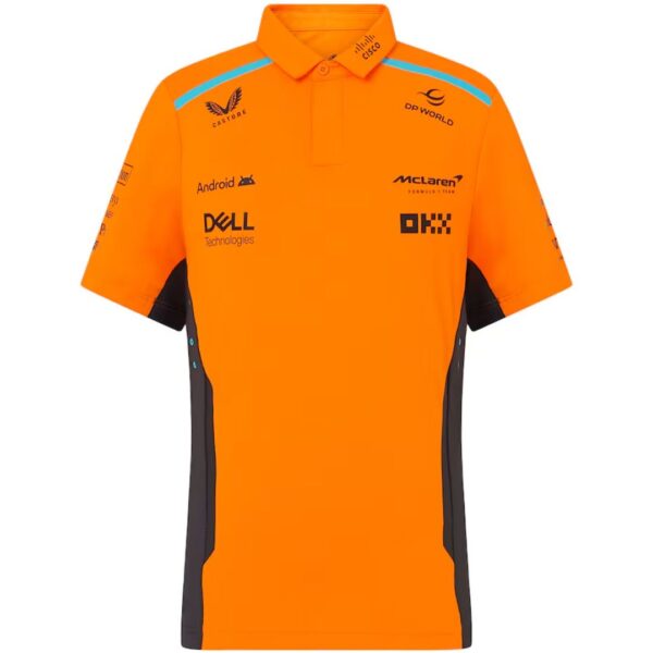 McLaren F1 Racing Team Polo Orange 2024 - Image 2