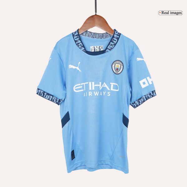 Kids Manchester City Home Jersey Kit 2024/25 - Image 6