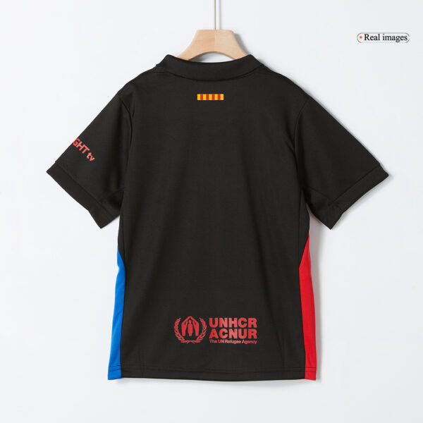 Kids Barcelona Away Kit Jersey+Shorts 2024/25 - Image 5