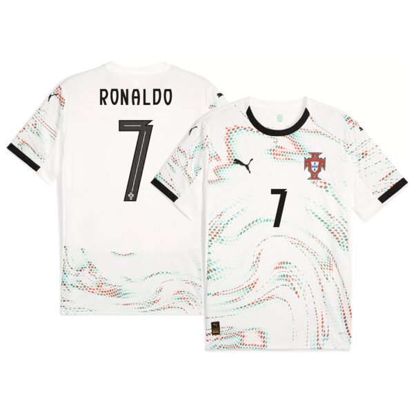 RONALDO #7 Portugal Away Jersey 2025 - Image 3