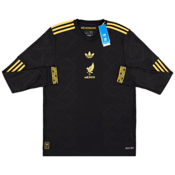 Mexico Third Long Sleeve Jersey Kit Gold Cup Player Version 2025 - Image 4